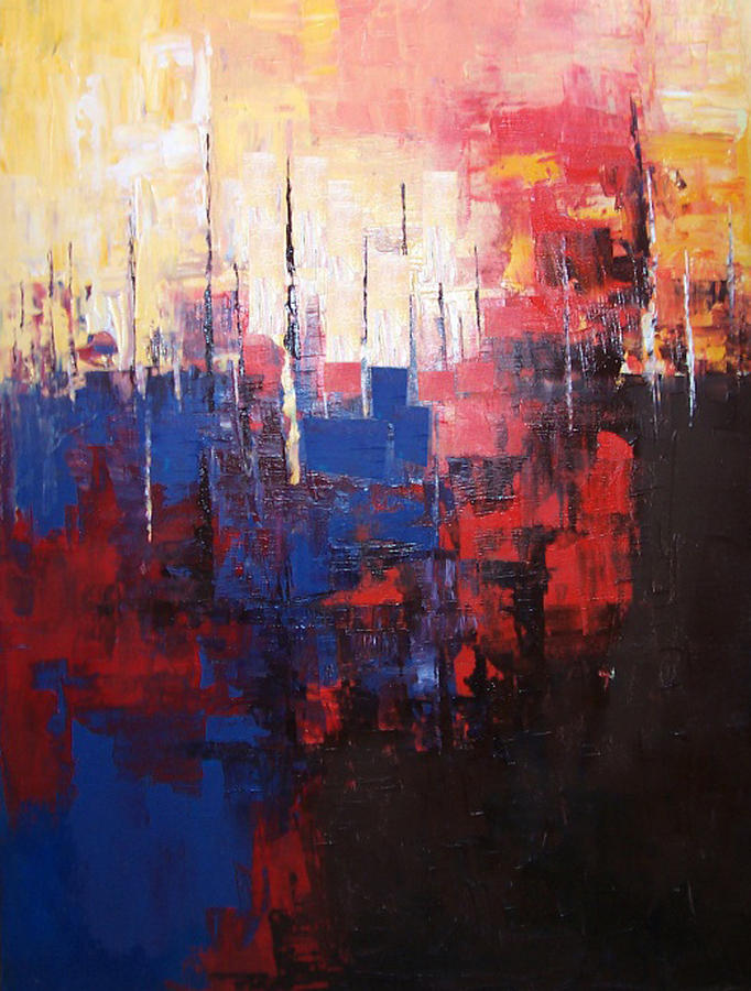 Nocturne by Mohamed Berkane - Nocturne Painting - Nocturne Fine Art ...