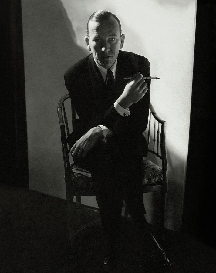 Noel Coward Smoking Photograph by Edward Steichen
