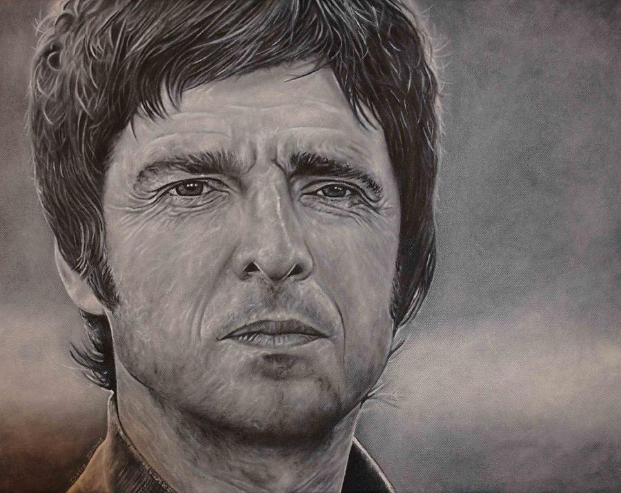 Noel Gallagher Painting by David Dunne