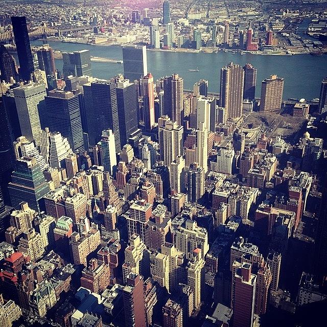 New York City Photograph - #nofilter #newyork #nyc #empire #travel by Katharine  L