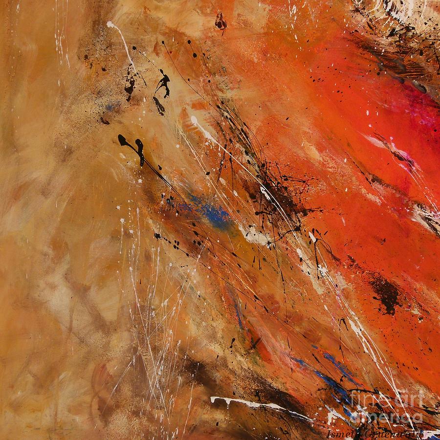 Unique Painting - Noise of the True Feelings - Abstract by Ismeta Gruenwald