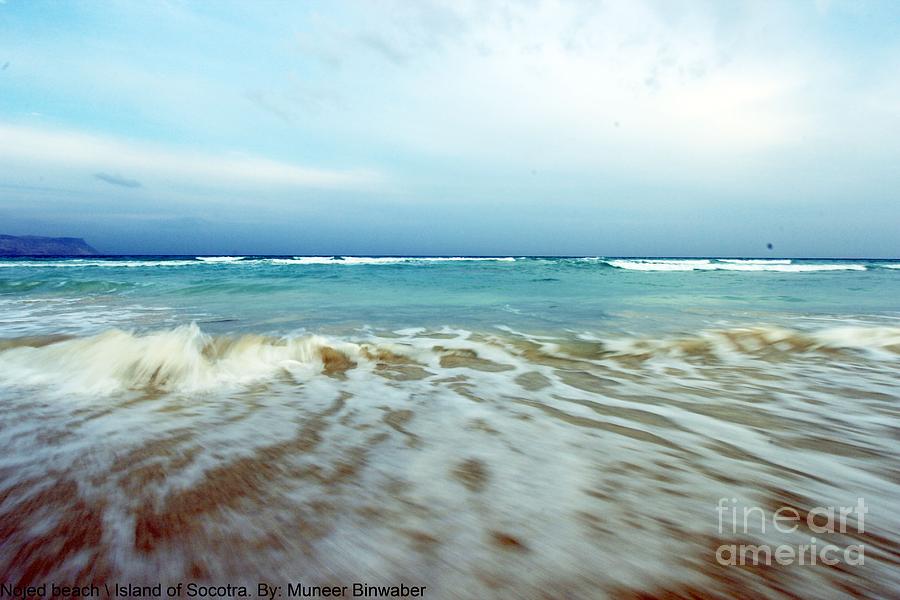 Summer Photograph - Nojed coastline  by Muneer Binwaber