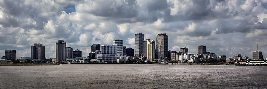 New Orleans Skyline Pano Photograph by Diana Powell