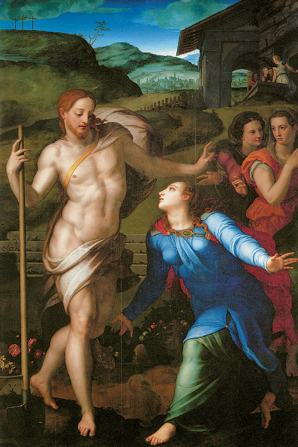 Noli Me Tangere Painting By Agnolo Bronzino Pixels