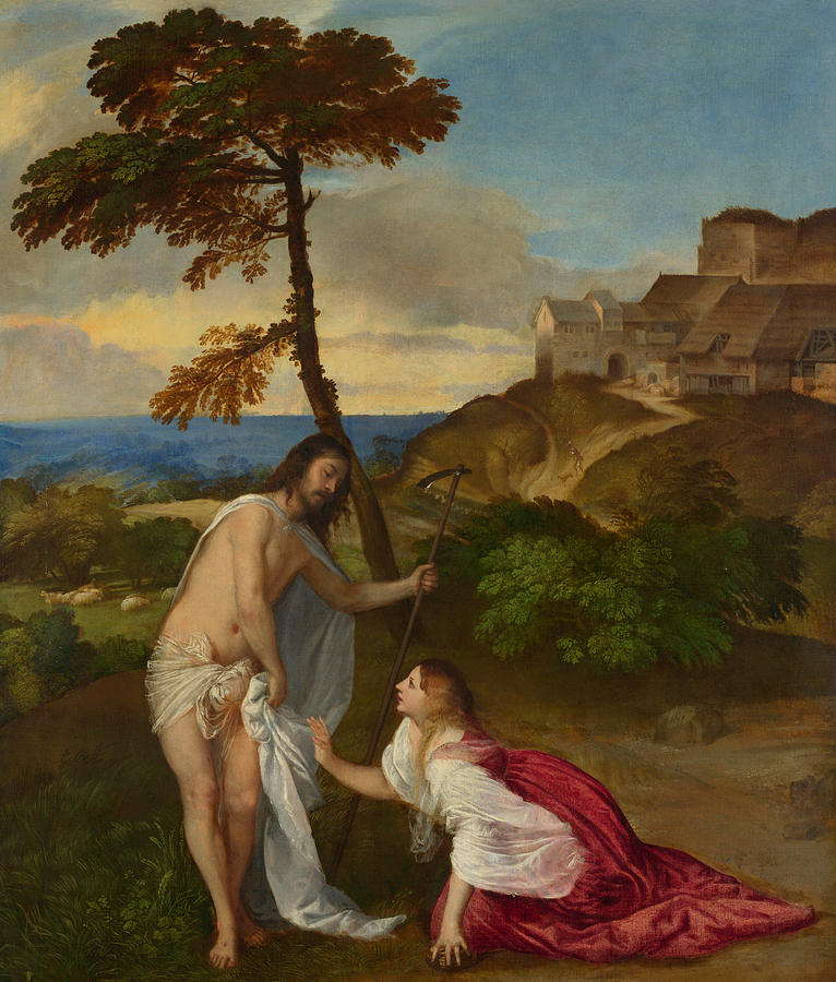 Titian Painting - Noli me Tangere by Titian