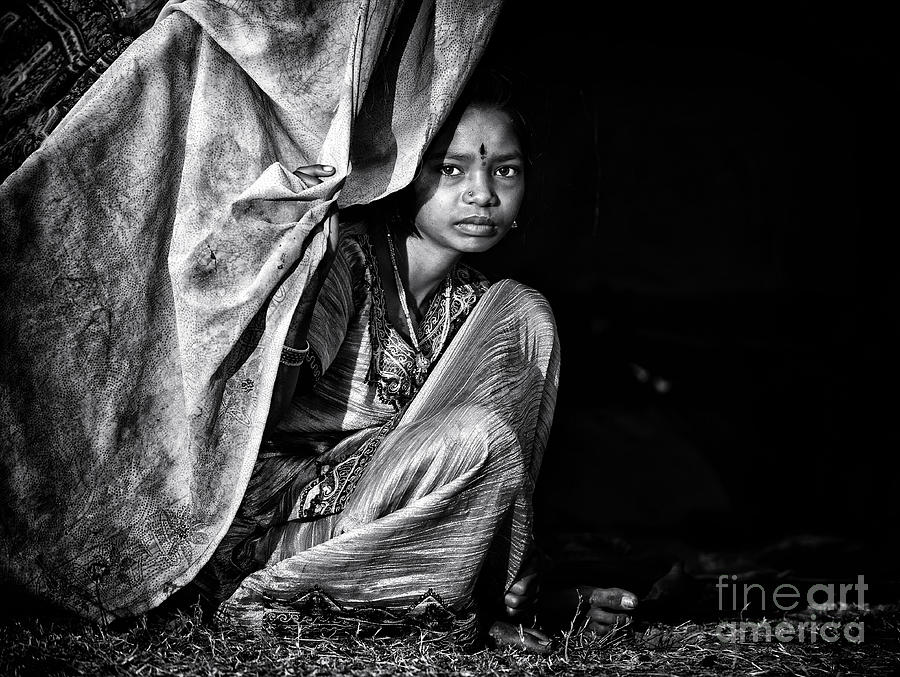 Nomadic South Indian Girl  Photograph by Tim Gainey