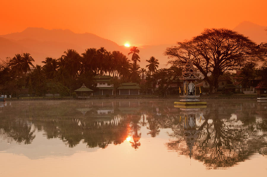 Nong Jong Kham Lake, Sunrise Photograph by John Elk