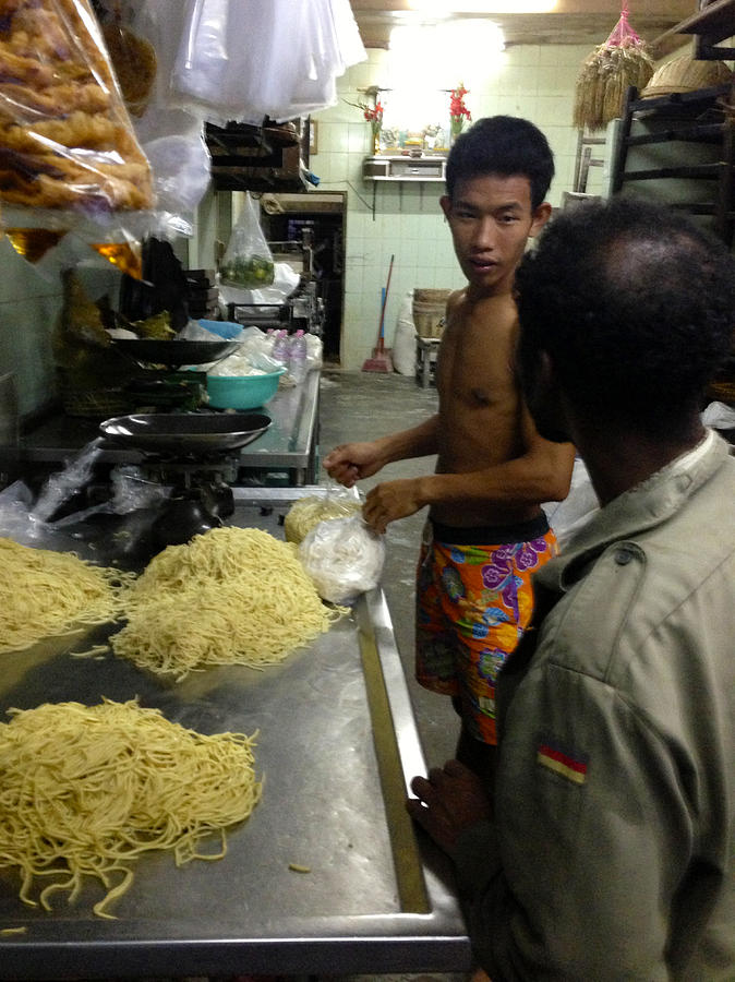 Noodle Shop Photograph - Noodle Shop Central Yangon Myanmar  by PIXELS  XPOSED Ralph A Ledergerber Photography