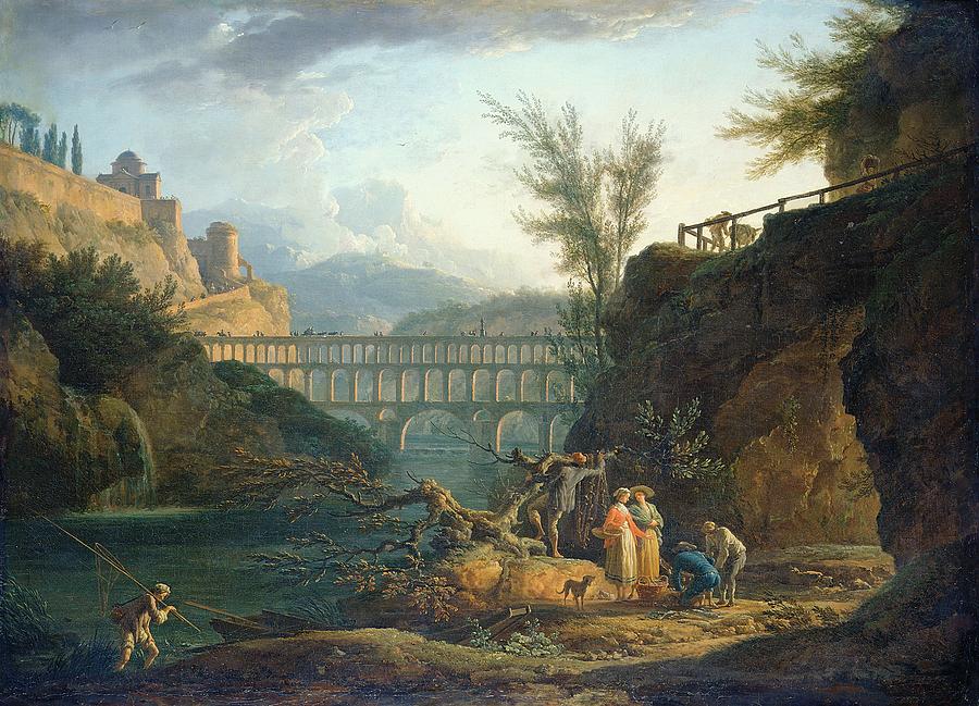 Mountain Painting - Noon, 1760 by Claude Joseph Vernet