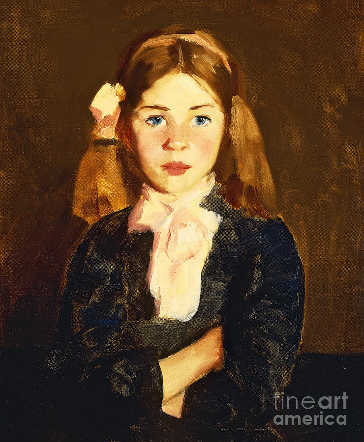 Portrait Painting - Nora by Robert Henri
