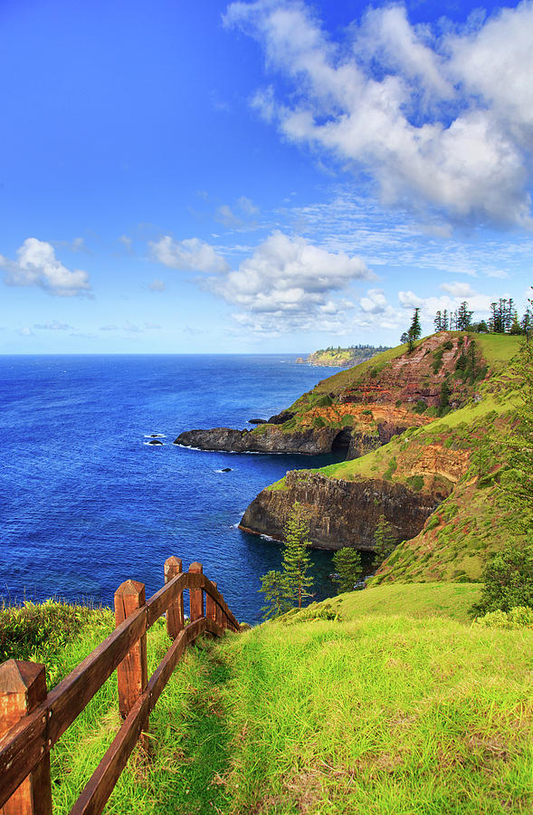 Norfolk Island Coastline Photograph by Steve Daggar Photography