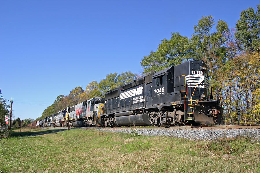 Norfolk Southern Train In 04 Photograph By Joseph C Hinson