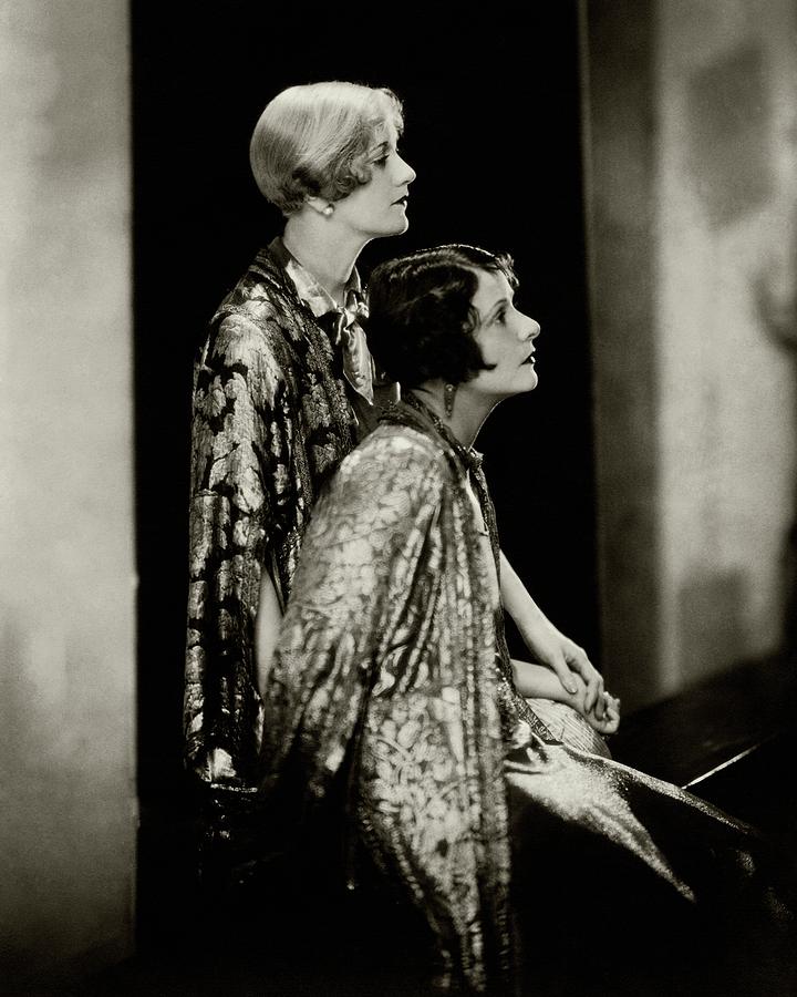 Norma And Constance Talmadge Photograph by Edward Steichen