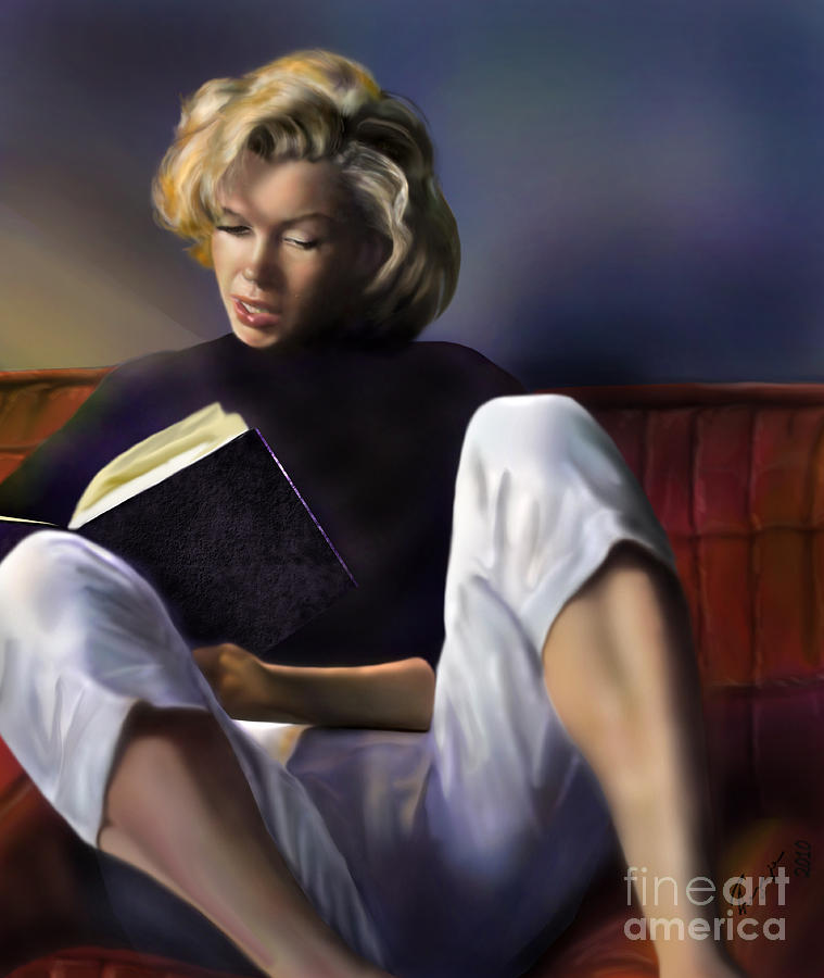 Marilyn Monroe Painting - Norma Jeane Baker by Reggie Duffie Marilyn Monroe Painting - Norma Jeane Baker by Reggie Duffie
