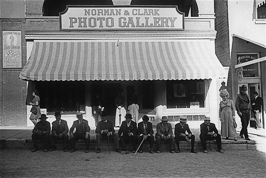 Norman and Clark Photo Gallery The Great White Hope set Globe Arizona 1969 Photograph by David Lee Guss