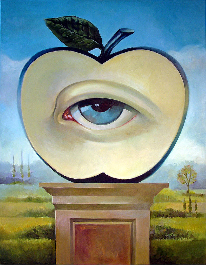Norman Apple Painting by Filip Mihail