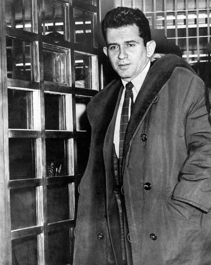Norman Mailer Ieaves Jail Photograph by Underwood Archives