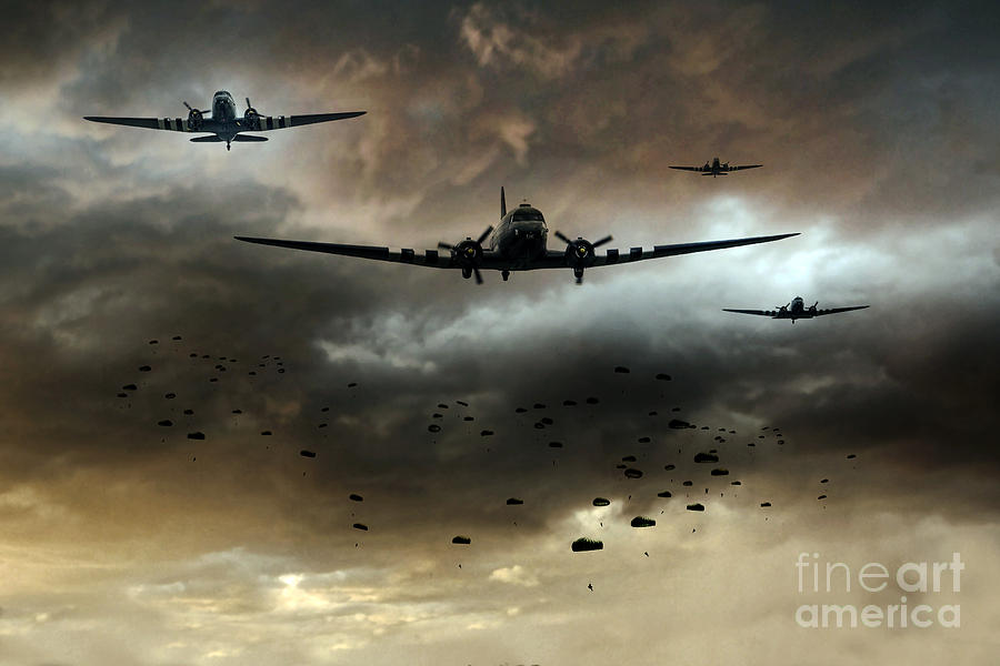 Normandy Invasion Digital Art by Airpower Art