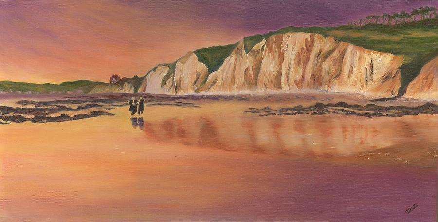 Normandy Reflections Painting by Deborah Butts
