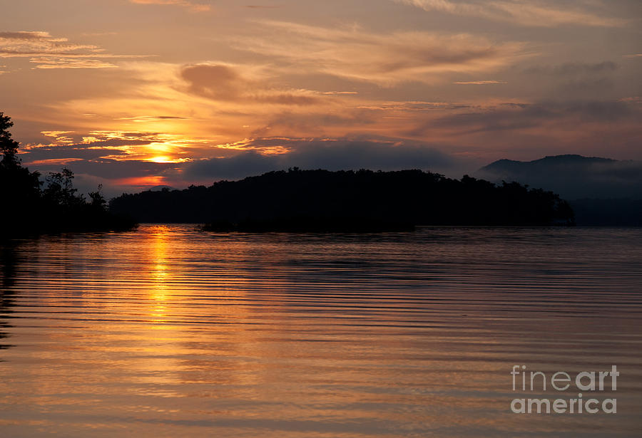 Norris Lake Sunrise Photograph by Douglas Stucky