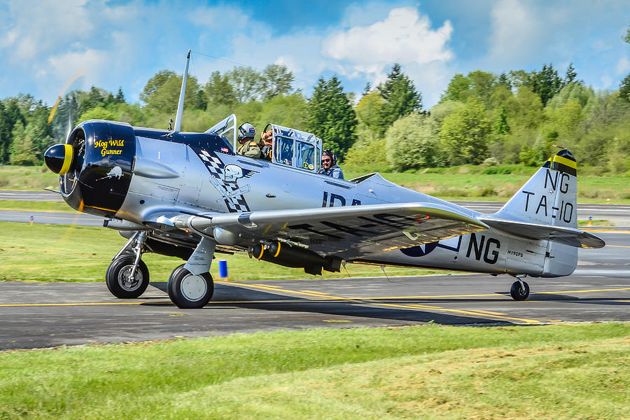 Airport Photograph - North American T6 Texan  by Puget  Exposure