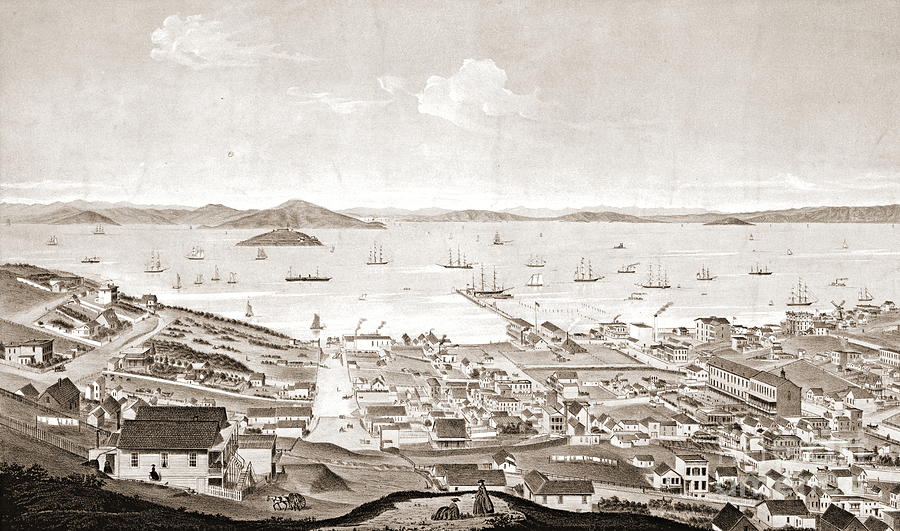 North Beach San Francisco 1861 Photograph by Padre Art