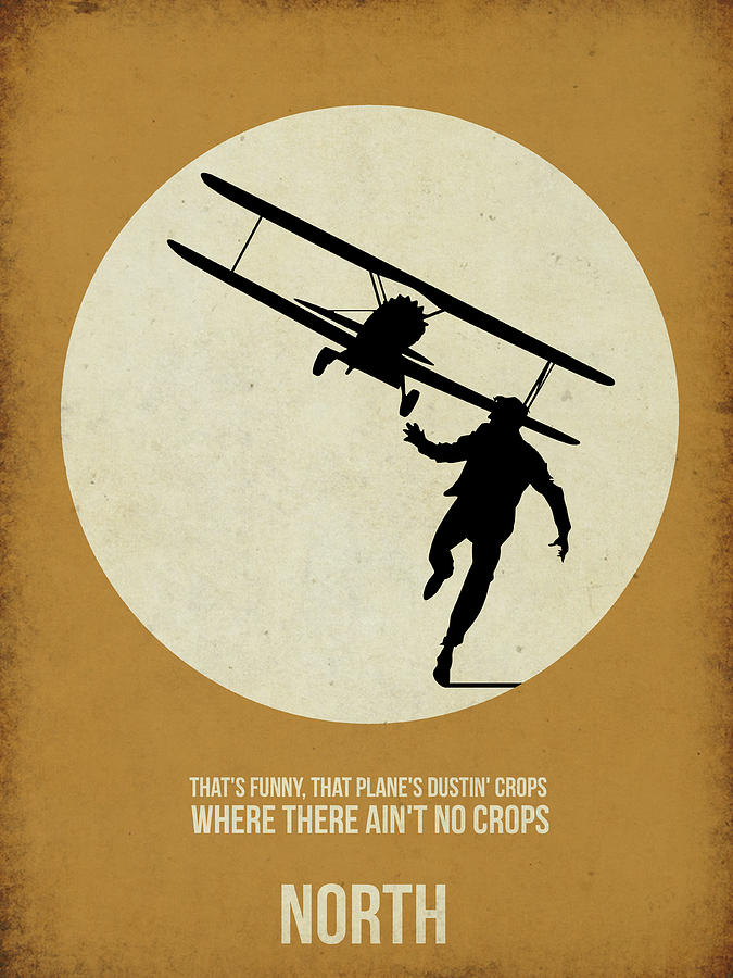 North By Northwest Painting - North by Northwest Poster by Naxart Studio