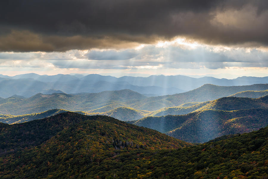 North Carolina Blue Ridge Parkway Autumn Nc Landscape Photograph