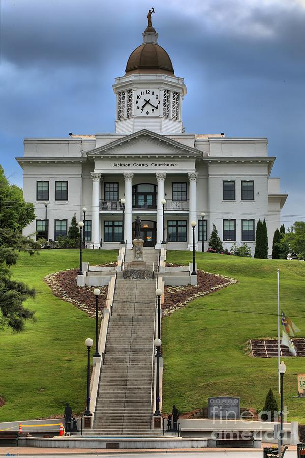 North Carolina Jackson County Courthouse Photograph by Adam Jewell