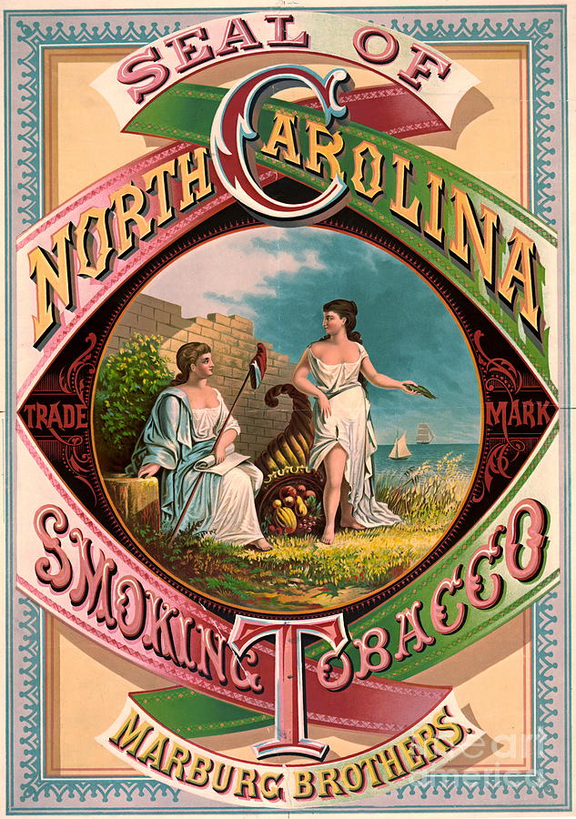 North Carolina Tobacco Ad 1879 Photograph by Padre Art