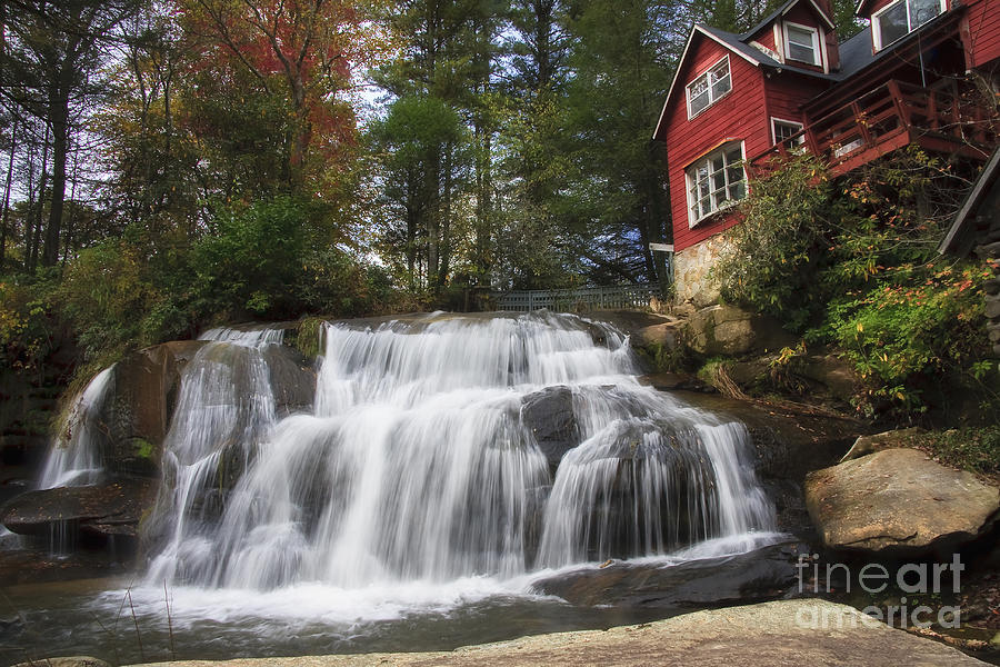 North Carolina Waterfall Photograph