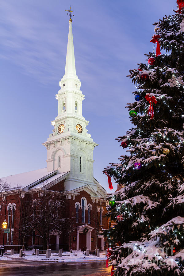 North Church on Market Square Portsmouth New Hampshire Photograph by Dawna Moore Photography