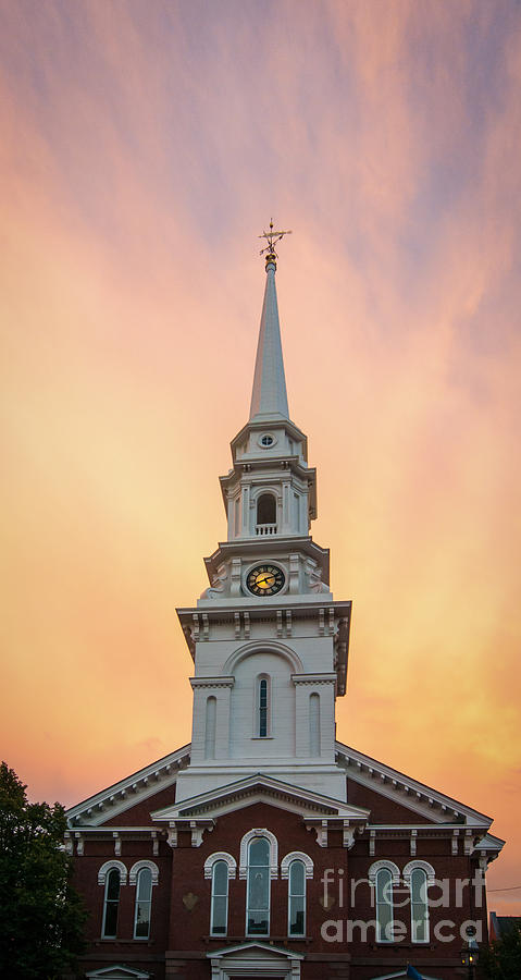 Portsmouth Nh Photograph - North Church Portsmouth N H by Scott Thorp