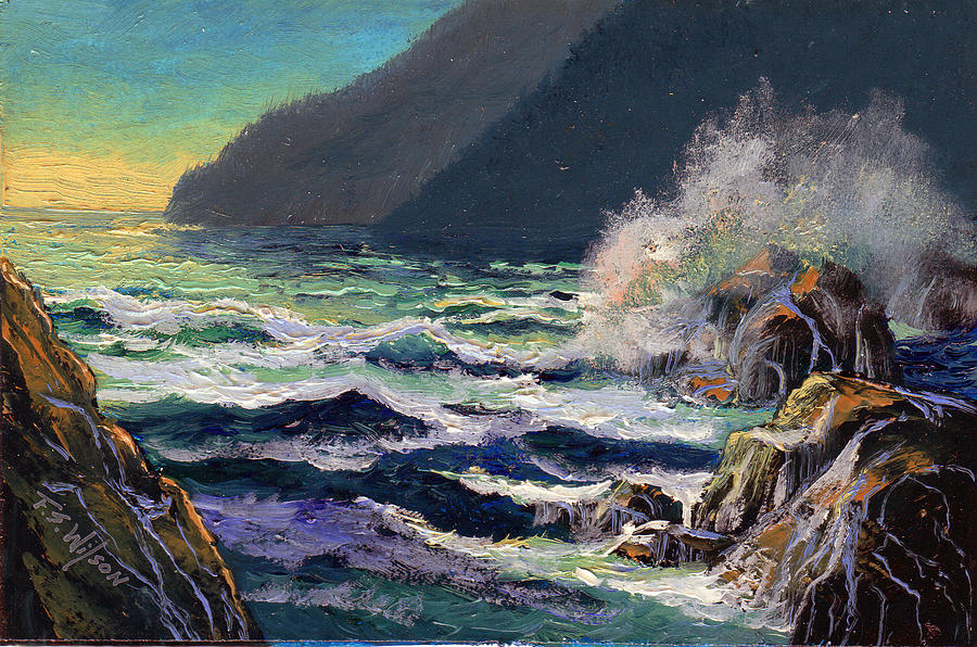 North Coast Painting by Frank Wilson