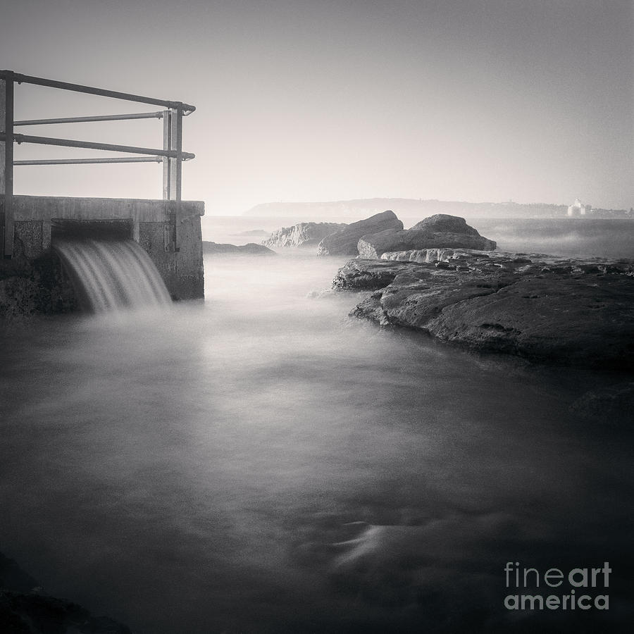 Landscape Photograph - North Curl Curl Rockpool Sydney by Colin and Linda McKie