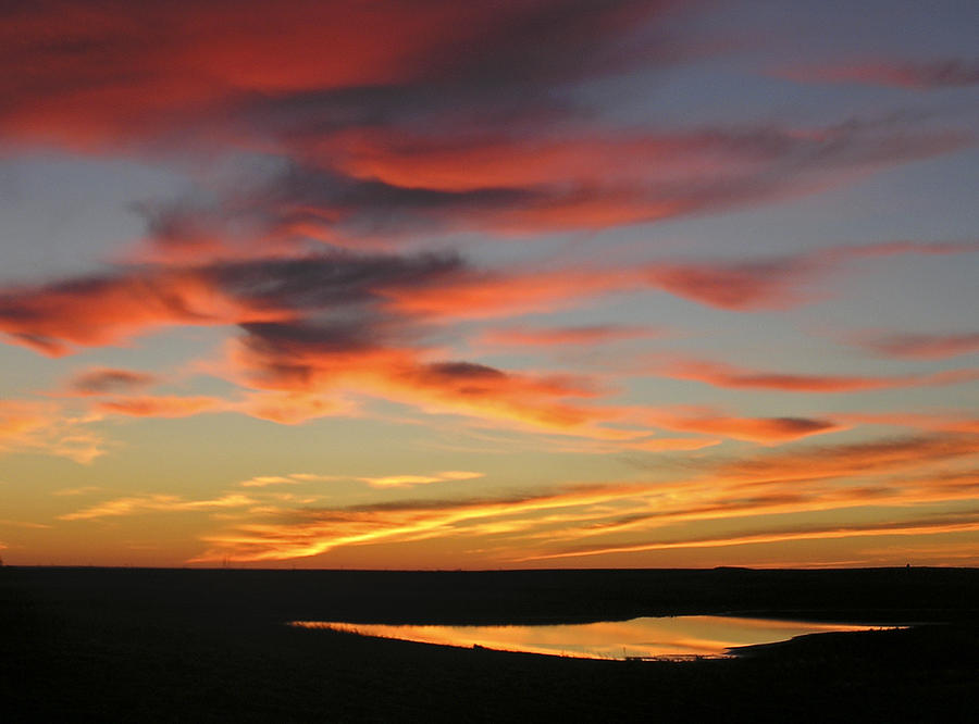 North Dakota Sunset Photograph by Richard Stedman