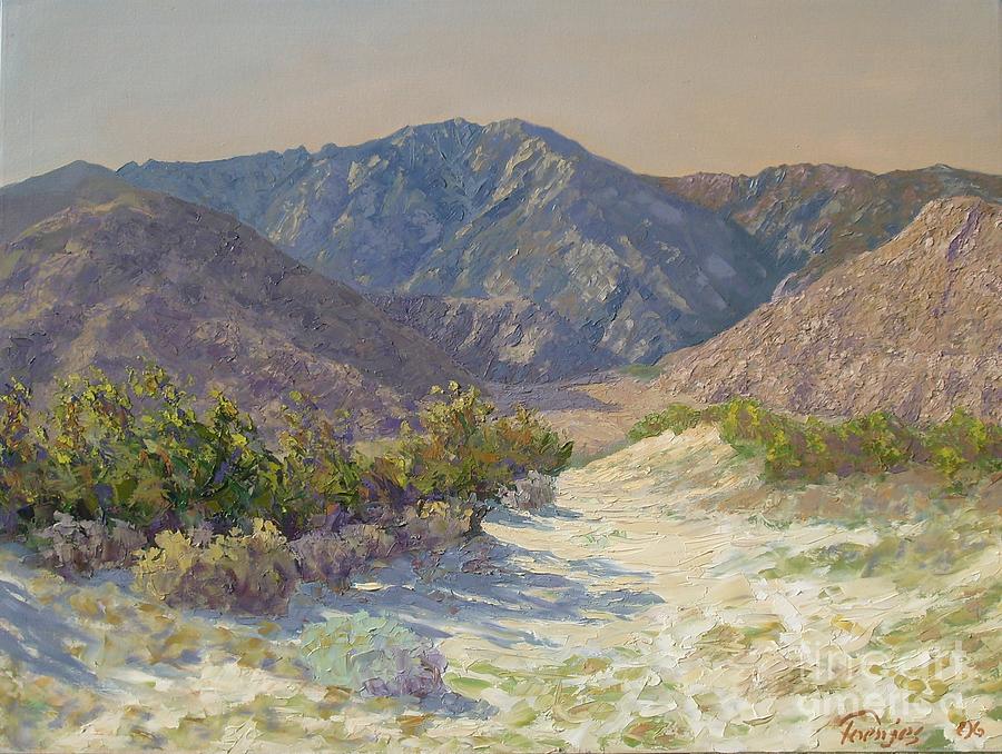 North Face Mount San Jacinto Painting by James H Toenjes