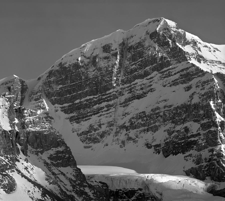 1M3775-BW-North Face Mt. Andromeda  Photograph by Ed  Cooper Photography