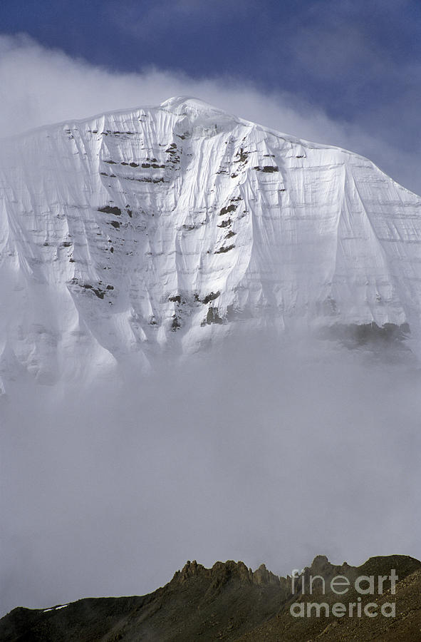 North Face of Mount Kailash - Tibet Photograph by Craig Lovell
