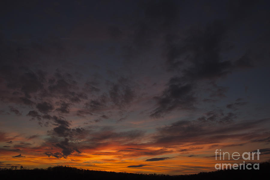 North Georgia Sunset Photograph by Michael Waters - Fine Art America