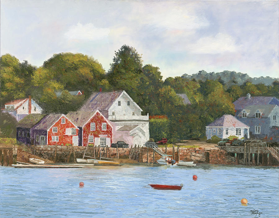 North Haven Island Maine Painting by Tommy Thompson