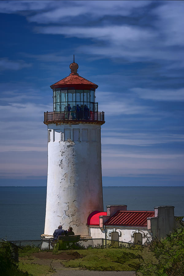 North Head Lighthouse Photograph by Joan Carroll