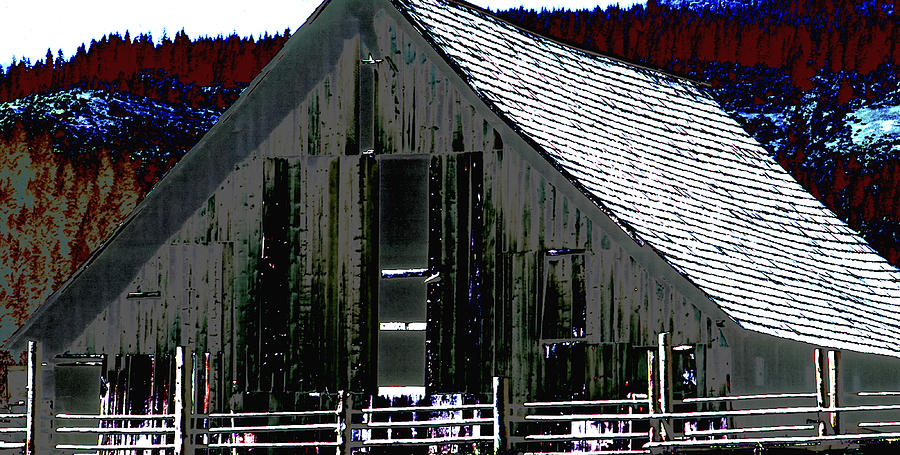 North Idaho Barn 18040 Photograph by Jerry Sodorff