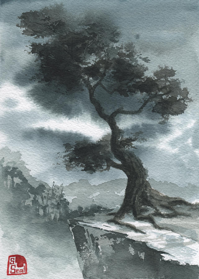 Tree Painting - North Korea by Sean Seal