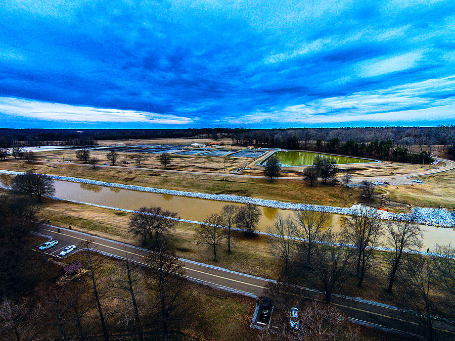 North Mississippi Fish Hatchery - Scenic Landscape Photograph by Barry Jones