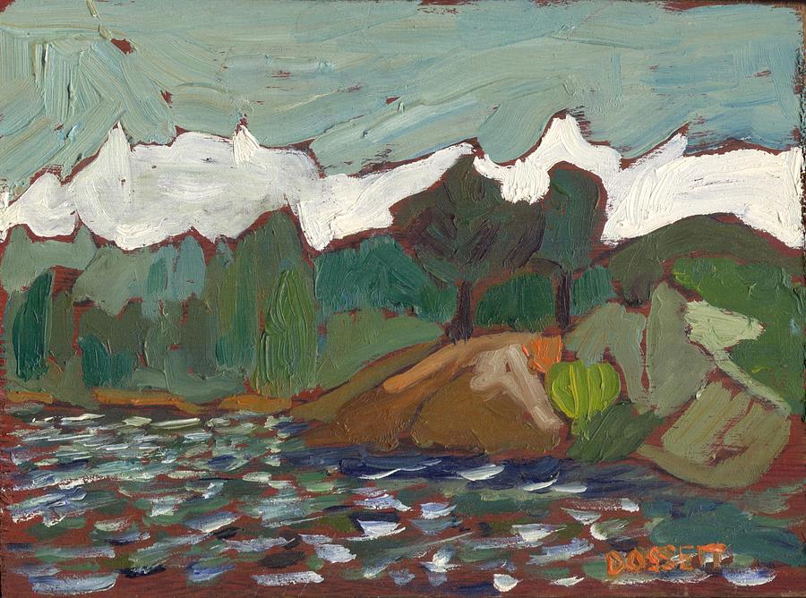 North of Kingston Painting by David Dossett