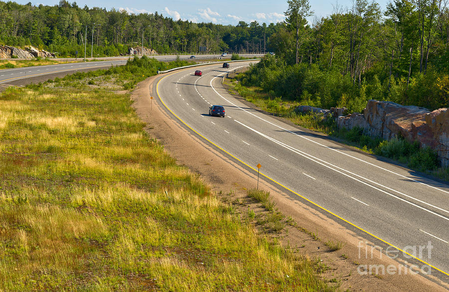 North Ontario Highway Photograph by Les Palenik
