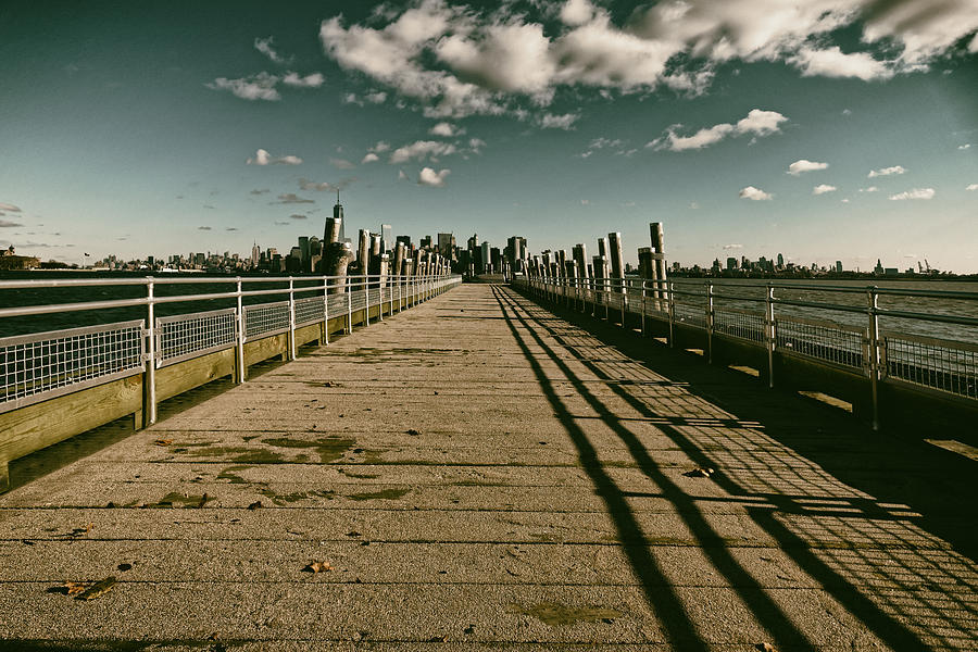 North Pier Liberty Island Photograph by Adam Rainoff