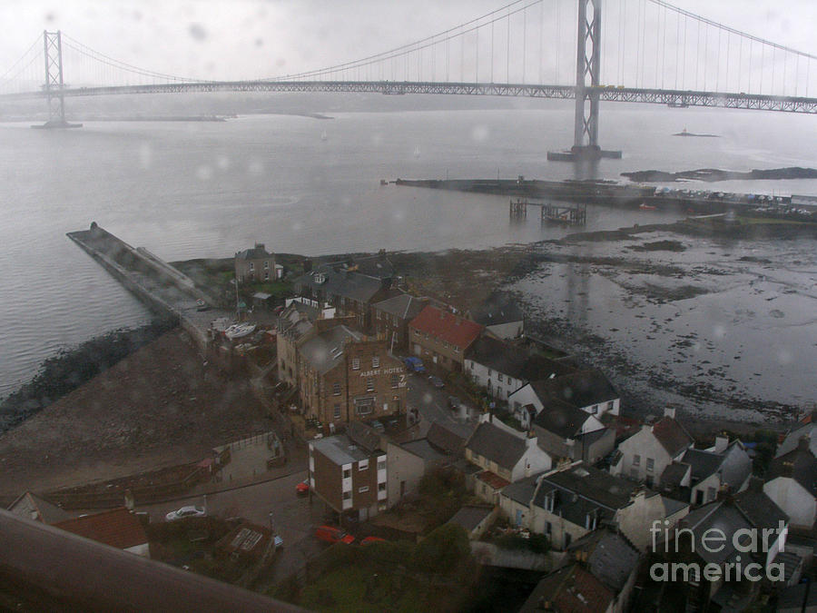 North Queensferry in the rain Photograph by Rod Jones