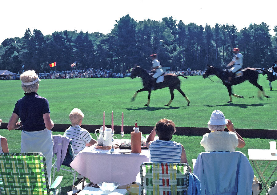 North Shore Mass Polo Photograph by Tom Wurl